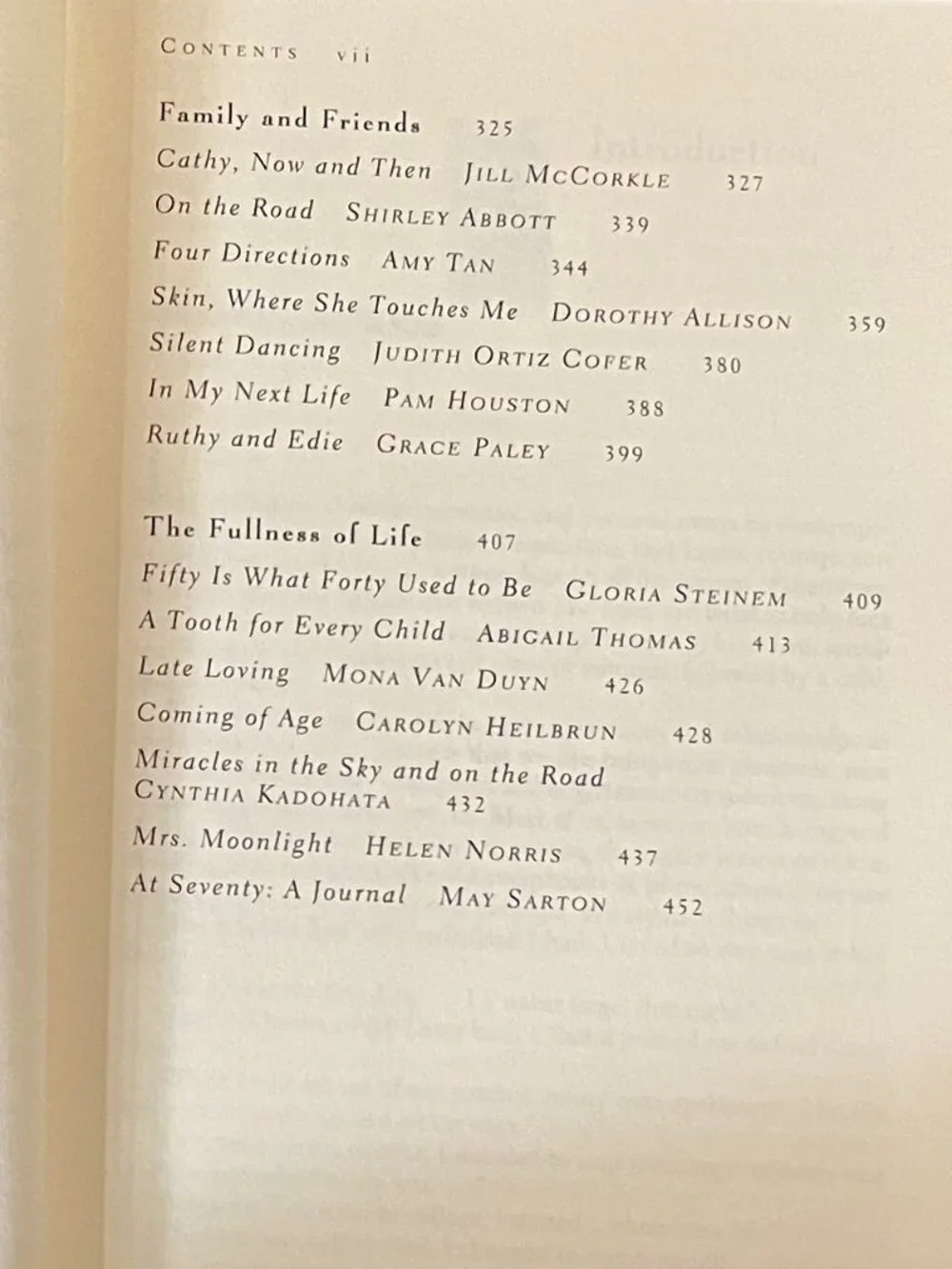The Seasons of Women, An Anthology Edited by Gloria Norris